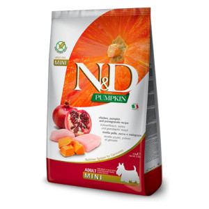 N&D Adult Mini Pumpkin - bundeva i piletina suha hrana za pse 2,5kg