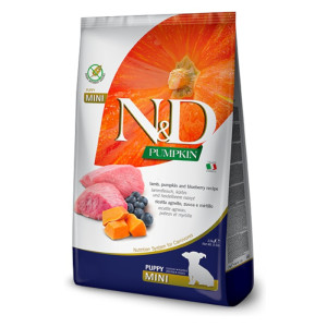 N&D Puppy Mini Pumpkin - janjetina i bundeva suha hrana za štence 2,5kg