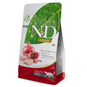 N&D Adult Prime - piletina i šipurak suha hrana za mačke 300g