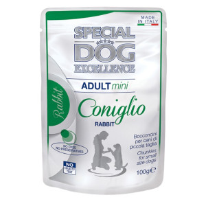 Special Dog Excellence Mini Adult Chunkies with Rabbit - zečetina hrana za pse 100 g