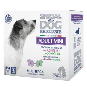 Special Dog Excellence Multipack Adult Mini Lamb & Rabbit - janjetina i zec hrana za pse 12 x 100g