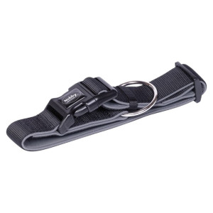 Nobby Classic Preno ekstra široka neoprenska ogrlica za pse L/XL 40-55cm 40mm crna