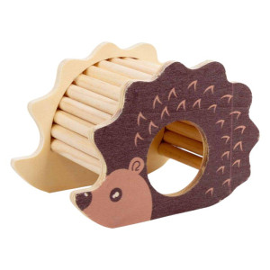 Pawise jež drvena kućica za hrčke 15x9x10,5cm