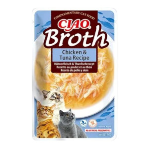 Ciao Broth Chicken & Tuna - piletina i tuna supa za mačke 40g