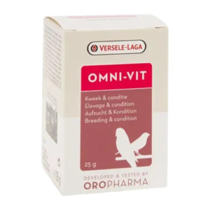 Versele-Laga Omni-vit, multivitaminski prah za ptice 25g