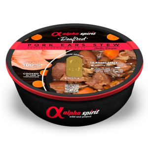 Alpa Spirit Real Food Pork Ears Stew gulaš od svinjskih ušiju za pse 280g