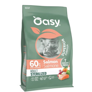 OASY Superior Formula Salmon Sterilized - losos suha hrana za sterilisane mačke 6kg
