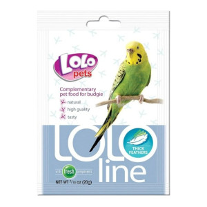 Lolo Pets Lolo line thick feathers dodatak prehrani za papige 20g