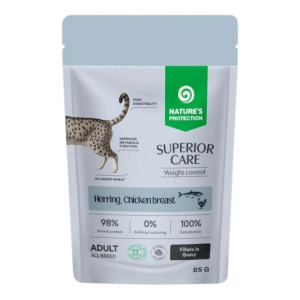 Nature's Protection Superior Care Adult Weight - haringa i pileća prsa u umaku hrana za mačke 85g