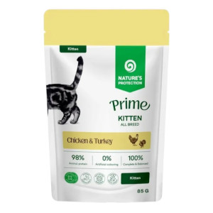 Nature's Protection Prime Kitten - piletina i puretina hrana za mačiće 85g