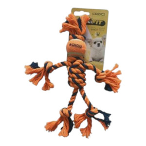 Croci Fabulous Fit kanap sa loptom za pse 25cm narandžasto - plavi