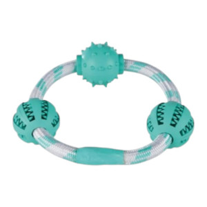 Trixie Denta Fun štap sa gumenim loptama igračka za pse 20cm