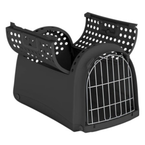 Imac Linus tansporter za mačke cabrio crni