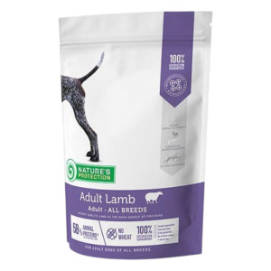 Nature's Protection Adult Lamb - janjetina suha hrana za pse 500g