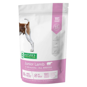 Nature's Protection Junior Lamb - janjetina suha hrana za štenad starosti 2-18 mjeseci 500g