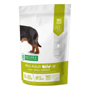 Nature's Protection Mini Adult Poultry - perad i račići suha hrana za male pse 500g