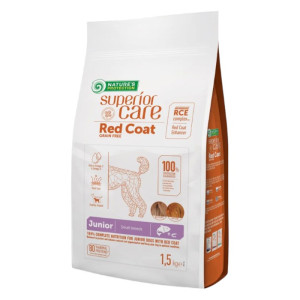 Nature's Protection Junior Red Coat - losos hrana za štence sa crvenom dlakom 1,5kg