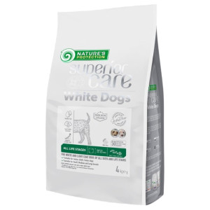 Nature's Protection All Life Stages White Dogs - insekti suha hrana za bijele pse 4kg