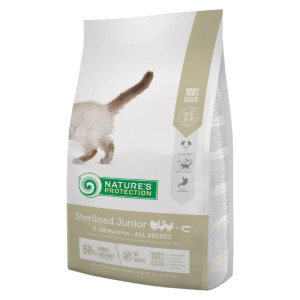Nature's Protection Sterilised Junior Poultry - perad i račići suha hrana za sterilisane mačiće 2kg