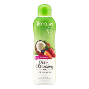TropiClean Berry & Coconut šampon bobičasto voće i kokos za dubinsko čišćenje za pse i mačke 355ml