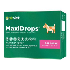okVet MaxiDrops® kapi zaštita od nametnika za pse 5-10kg težine