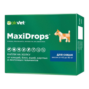 okVet MaxiDrops® kapi zaštita od nametnika za pse 40-60kg težine