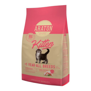 Araton Kitten piletina suha hrana za mačiće 1,5kg