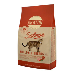 Araton Cat Adult losos suha hrana za mačke 1,5kg