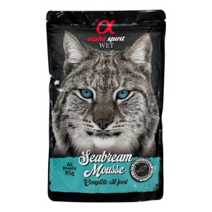 Alpha Spirit Wet Mousse Seabream Orada hrana u umaku za mačke 85g