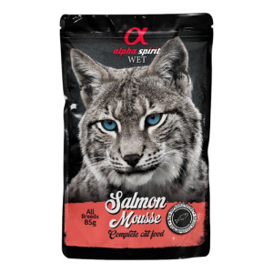 Alpha Spirit Wet Mousse losos hrana u umaku za mačke 85g