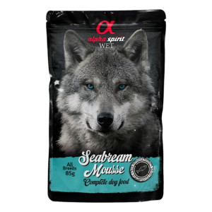Alpha Spirit Wet Mousse Seabream orada hrana u umaku za pse 85g