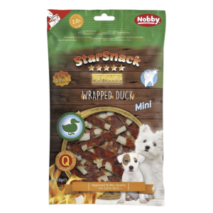 Nobby StarSnack Barbecue Wrapped Duck Mini patka poslastica za pse 113g