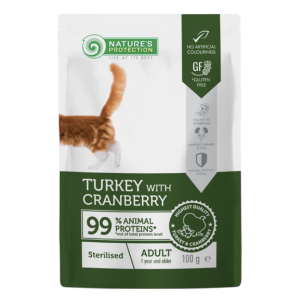 Nature's Protection Sterilised Adult Cat puretina i račići hrana u umaku za sterilisane mačke 100g
