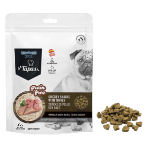Serano Natural Tapas Chicken & Turkey Snack - piletina i puretina sa Omega 9 poslastica za pse 150g