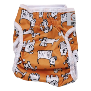 Misoko Orange višekratne pelene za pse za ženke XS