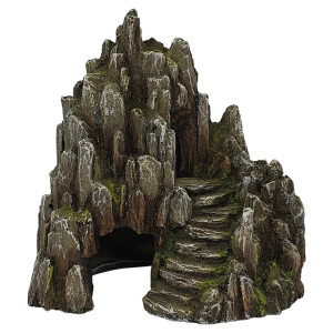 Nobby pećina u stijeni dekoracija za akvarij 14x11x14cm