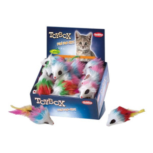 Nobby Catnip krzneni miš sa macinom travom igračka za mačke mix boja 1 kom