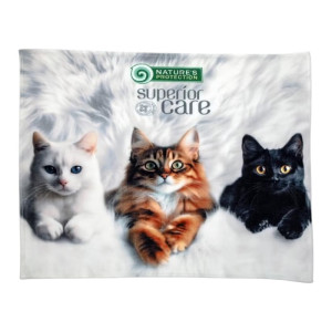 Nature`s Protection SUperior Care mekana dekica za mačke bijela 127x152cm
