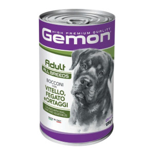 Gemon Adult All Dog Vitello - komadići hrane s teletinom, jetrom i povrćem za odrasle pse 1250g