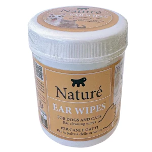 Ferplast Nature Ear Wipes vlažne maramice za čišćenje ušiju za pse i mačke 50kom
