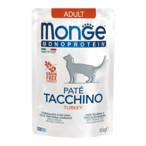 Monge Monoprotein Adult Cat Turkey Paté pašteta od puretine za mačke 85g