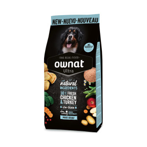 Ownat Ultra Maxi Adult piletina i puretina suha hrana za pse 3kg