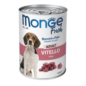 Monge Fresh Adult Veal - teletina pašteta hrana za pse 400g