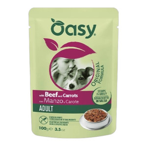 OASY Original Formula Adult Beef Strips in Gravy Pouch - govedina sa mrkvom hrana za pse 100g