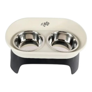 All For Paws 3 in 1 Elevated Double Dinner posuda za pse 2x500ml