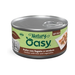 OASY Natury Soft Jelly Adult Chicken & Liver -piletina sa jetrom ipovrćem u želeu hrana za pse 150g
