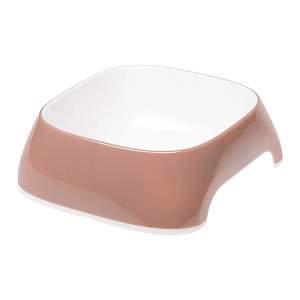 Ferplast Glam posuda za pse i mačke L 23,5x22,5 x7 cm - 1,2 L golub siva