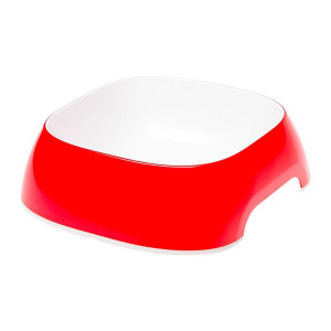 Ferplast Glam posuda za pse i mačke L 23,5x22,5 x7 cm - 1,2 L crvena