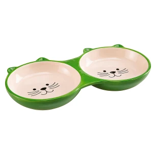 Ferplast Izar dupla keramička posuda za mačke 21,5x12x2,5 cm - 0,23 L