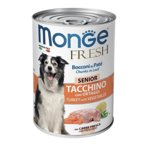 Monge Fresh Adult Dog Senior - puretina pašteta hrana za starije pse 400g